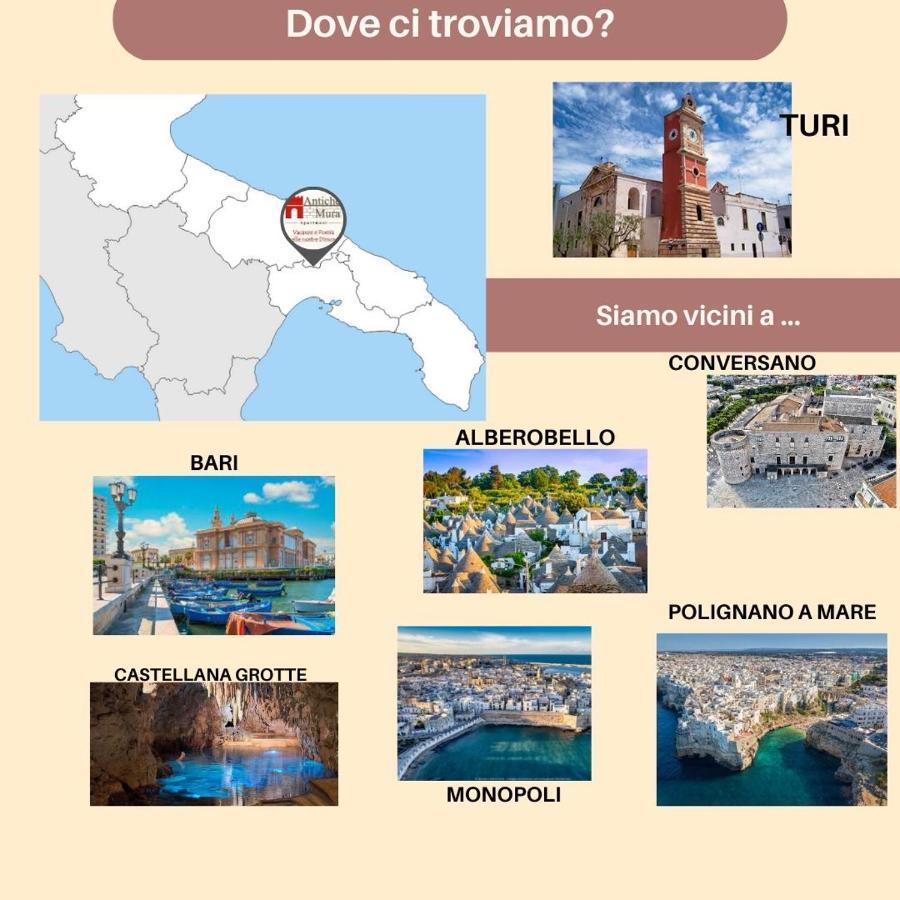 Antiche Mura Apartments"Nido Di Puglia" Monovano Turi Dış mekan fotoğraf